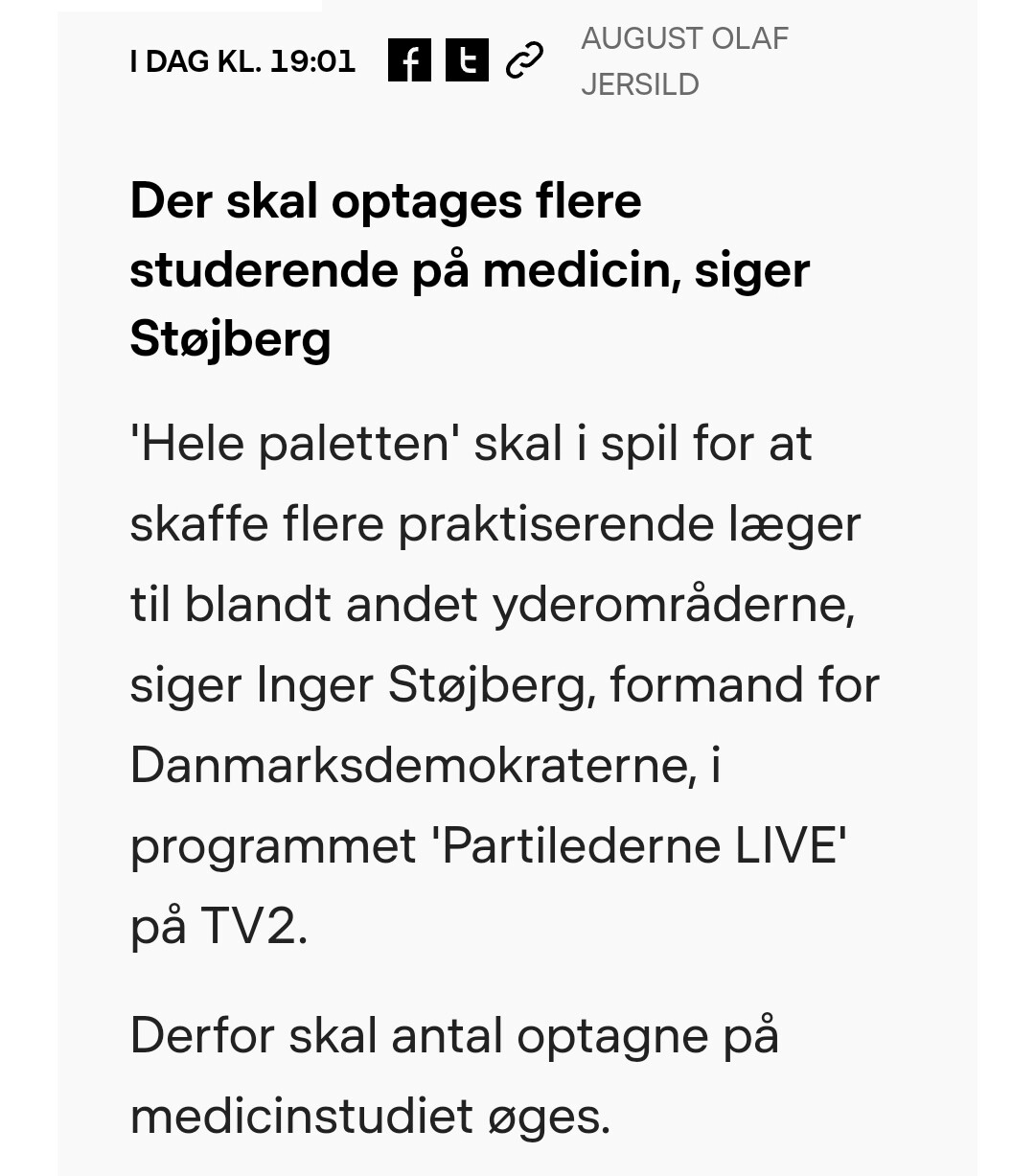 Inger Støjberg