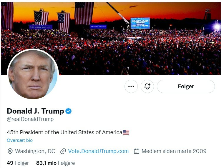 Donald Trump på Twitter